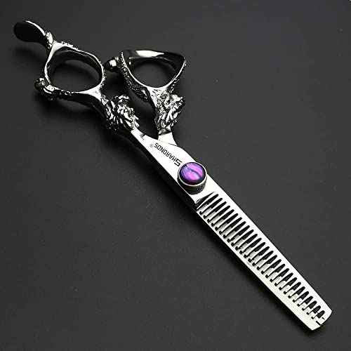 6" Professional Hairdressing Scissors Set, Hair Clipper/Household Stainless Steel Hair Clipper (6" Silver Set)