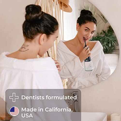 Concentrated Water flosser Rinse & mouthwash | Add to Oral irrigator | Mint Flavor | Alcohol and Fluoride Free. Made in USA | Pack of 2 = 33.8 fl.oz