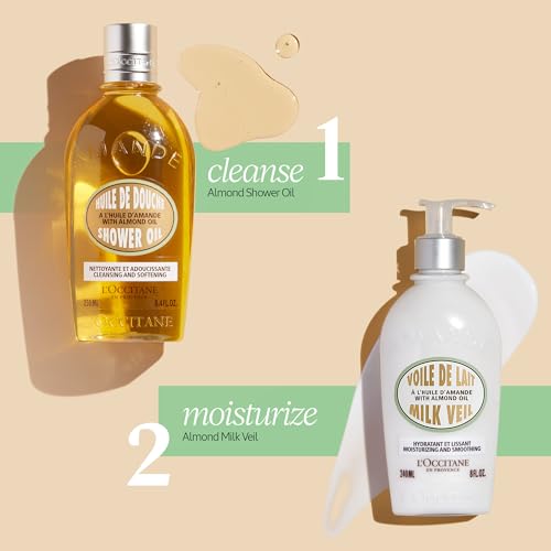 L¡¯Occitane Body Lotion, Moisturizing Skincare with Shea Butter, Lightweight Firming Hydration, Vegan Formula for Smooth Radiant Skin, Non-Greasy