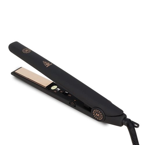 Malina Elite Titanium Bronze Hair Straightener - 100% Pure Titanium Flat Iron - Black