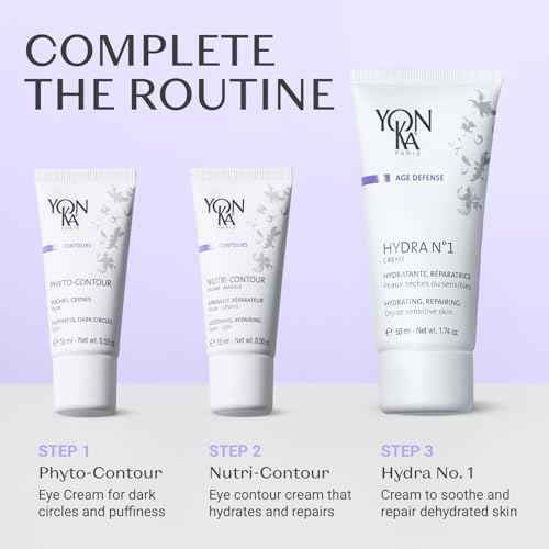 Yonka Phyto-Contour | Anti-Aging Eye Cream with Rosemary Extract | Reduces Puffiness & Dark Circles | For All Skin Types and Paraben-Free | 0.5 fl oz