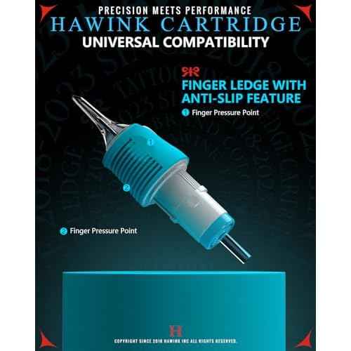 60 Assorted Tattoo Needles Cartridge Mixed Size #10 Bugpin(Round Liner 3RL*8, 5RL*8, 7RL*8, 9RL*8, 11RL*4 Round Magnum 9RM*8, 11RM*4, 13RM*4, 15RM*4) 0.3MM Disposable EN05S-BFG-60KIT-K