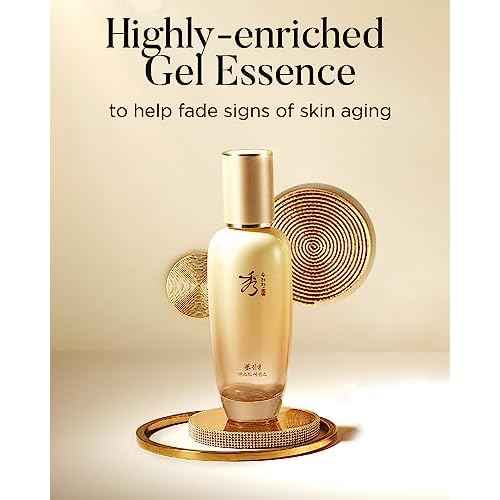 Sooryehan Ginseng First Essence (120 ml/2.04 fl oz) Total Age-Defying Solution, Wrinkle Improvement, Nourishing Toner for Radiant and Youthful Skin - Ginsenoside | Korean Skincare