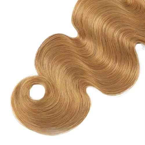 Honey Blonde Bundles 27 Body Wave 3 Bundles Huma Hair 26 28 30 inch AuokMar Unprocessed Virgin 27 Blonde Bundle Human Hair Extensions 150g
