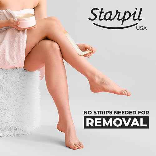 Starpil Wax 1000g - StarSoft Film Hard Wax Beads Bag 2.2lb. Professional Hair Removal Wax for Estheticians. Wax Beans for Sensitive Skin.