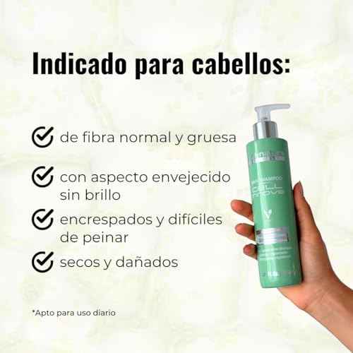 abril et nature - Cell Innove - Professional Hair Shampoo - Youthful, Healthy, and Shiny Appearance - Hair Treatment with Plant Stem Cells - Regenerates and Rejuvenates the Hair Fiber - 1000 ml