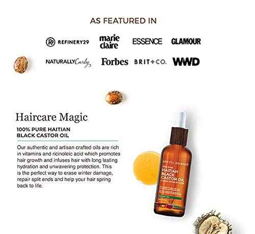 Kreyol Essence Mr. Wonderful Oils of Haiti Duo – Haitian Black Castor Oil Original, 2 fl oz and Haitian Moringa Oil, 15 ml