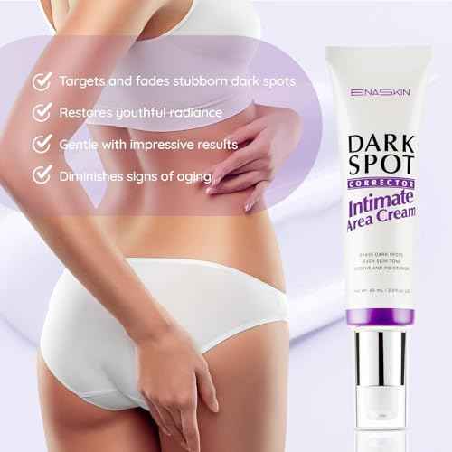 EnaSkin Dark Spot Remover Cream for Intimate Parts: Skin Bleaching Cream Dark Spots Corrector for Face and Body, Underarm, Inner Thighs, Bikini Area, Elbows & Knees - 2 Fl Oz