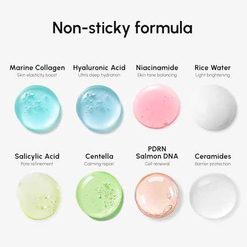 MAREE Hydrating Milky Toner for Face - Rice Toner with Niacinamide & Collagen - Skin Barrier Repair Hydrating Toners for Face - Milk Toners Essence - PDRN, Hyaluronic Acid, Ceramides - Tonico Facial