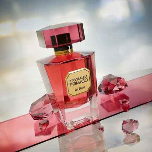 La Fede Crystallia Primaso Arabian Perfume For Women 100ML (3.4 OZ) Eau De Parfum Spray, Long Lasting Perfume Enjoy the Luxurious & Sophisticated Fragrance With Fruity Scent for All Occasions