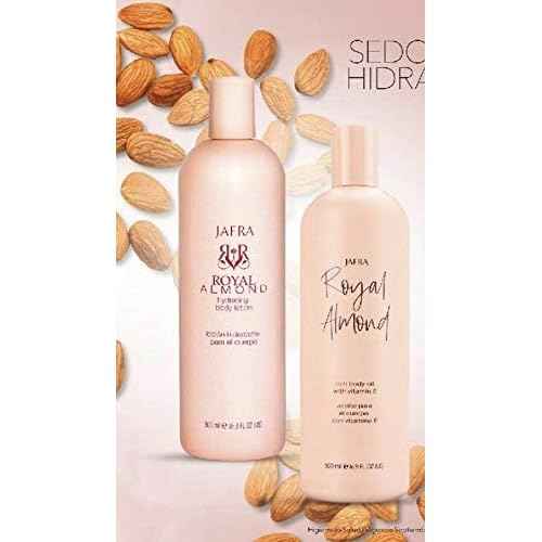 JAFRA Royal Almond Body Oil and Body Lotion Big Size16.9oz Each