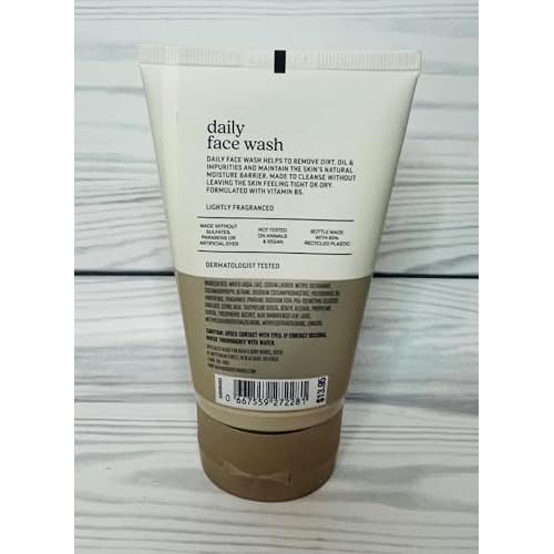 Bath and Body Works Face Essentials Daily Face Wash With Vitamin B5 4 Ounces