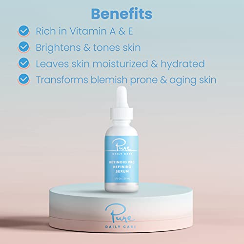 Retinoid Pro Refining Serum - Retinol-Alternative Vitamin E Vitamin C Professional Clean Beauty Facial Skincare