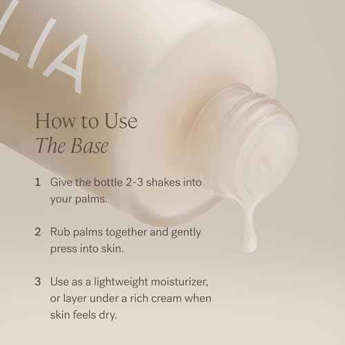 ILIA - The Base Face Milk Essence + Lightweight, Layerable Moisturizer | Hydrate, Smooth, Soothe, Strengthen | Non-Toxic, Vegan, Cruelty-Free, Clean Makeup (Full Size, 3.4 fl oz | 100 ml)