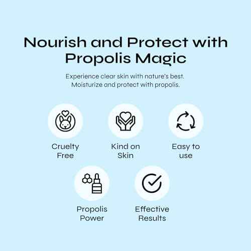 Dinur Cosmetics Propolis Moisturizer for Problem Skin Hydrating & Non-Greasy Formula for Oily & Acne-Prone Skin, Unclogs Pores, Reduces Blemishes & Blackheads, Enhances Radiance, Paraben-Free 16 OZ