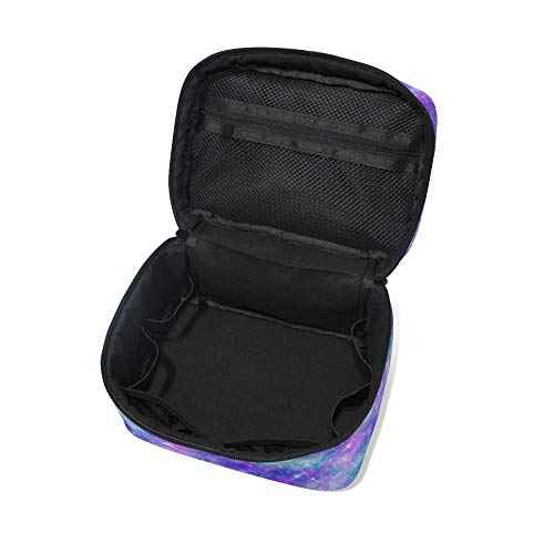 Makeup Bag, Mermaid Fantasy Space Travel Makeup Organizer Bag Cosmetic Cases Toiletry Bags for Girl Women Ladies