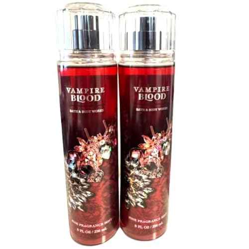 Bath & Body Works Fine Fragrance Mists, Set of 2, 8oz Each Bottle (Vampire Blood)