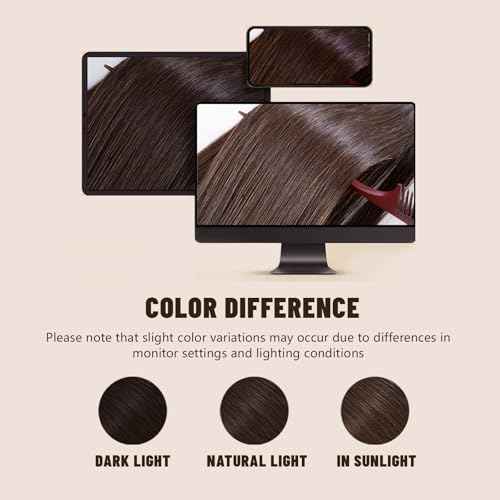 Clip in Hair Extensions Real Human Hair 18 Inch 120g 7Pcs Remy Extensions Double Weft Straight Hair Extensions for Add Volume (18in, 120g, #4)