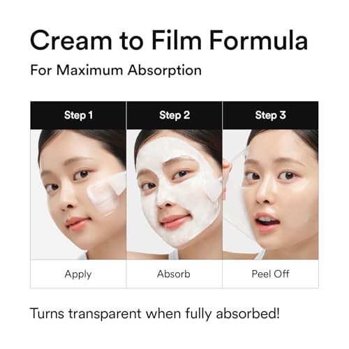 Collagen Overnight Wrapping Peel Off Facial Cream Mask with Jelly Brush, For Elasticity, Hydrating, Hydrolyzed Collagen & Peptide, Glass Skin, Korean Skincare, 2.73 Fl Oz