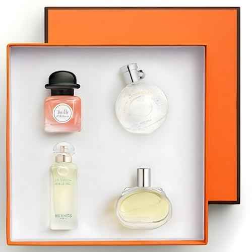 Herm?s Discovery 4-Piece Miniature Fragrance Gift Set for Women ? Includes Barenia EDP, Terre d¡¯Herm?s EDP, Eau des Merveilles EDT, and Un Jardin Sur Le Nil EDT each 0.25 oz/7.5 ml