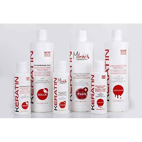 Hair Smoothing Treatment ? Keratin Mask for Silky, Smooth Hair ? Professional Salon Jojoba Oil and Amino Acid Hair Care System, Chocolate, 16 fl oz