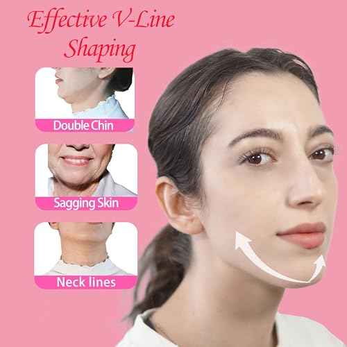 V Line Lifting Mask Chin Strap for Sleeping, Face Lifting Strap, Chin Strap, V Line Mask, Jawline Shaper, Jaw Strap, Double Chin Reducer,Face Lift Tape & Snoring Solution (Beige)