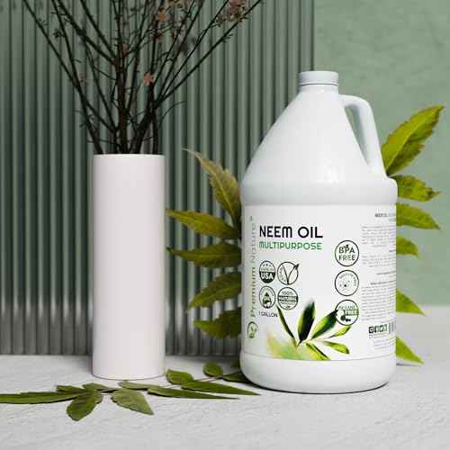 Premium Nature Neem Oil 1 Gallon for Skin and Hair Need Oils Pure Cold Pressed for Mixing Neem Concentrate