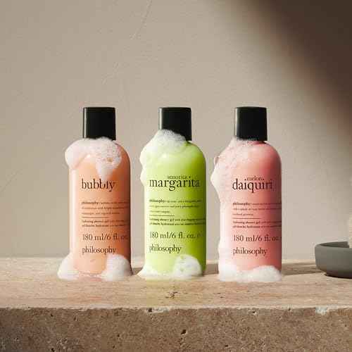 philosophy scent-sational hydrating bath & shower gels - efficiently cleanses, soothes & comforts dry skin - vegan & cruelty free formula