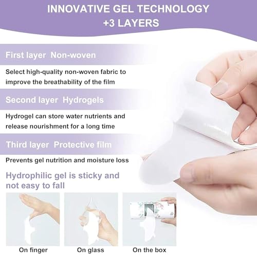 Forehead Wrinkle Patches, Silicone Neck Chest D?collet? Pads, Reusable Medical Grade Anti Wrinkle Patches, Overnight Wrinkle Remover Treatment, Anti Aging Fine Line Smoothing Pads for Women, 6 Pack