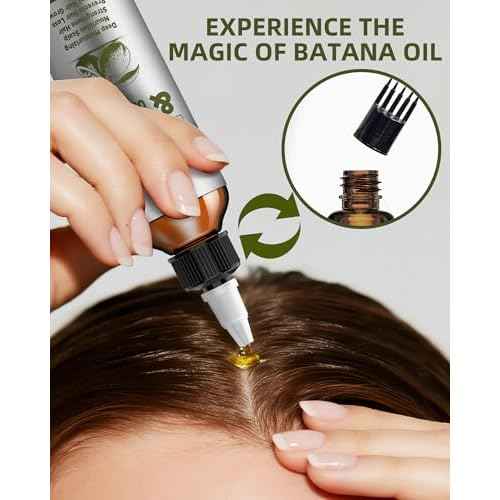 100% Natural Raw Batana Oil for Hair Growth, Dr Sebi Hair Growth Oil From Honduras, Thicker & Stronger Hair, Prevents Hair Loss, Eliminates Split Ends 4.23 Fl Oz (Pack of 1)