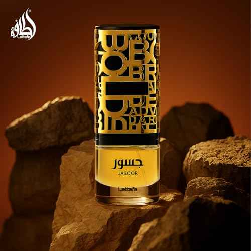 Lattafa Jasoor Eau De Parfum Spray for Men, 3.4 Ounce