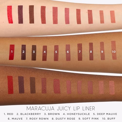 tarte maracuja juicy lip liner ? Creamy, Matte, Lip Liner with Hyaluronic Acid with Vitamin E, Vegan & Cruelty-Free