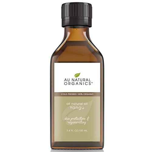 Au Natural Organics Yangu Oil for Sunburn Prevention, Skin Soothing, Redness & Peeling Skin - 100% Pure Cold Pressed, Natural UV Protection, Hydrating Moisturizer for Face & Body, Non-Greasy, 3.4oz