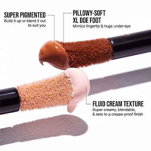 HUDA BEAUTY #FauxFilter Luminous Matte Buildable Coverage Crease Proof Concealer Nougat 2.5 Golden