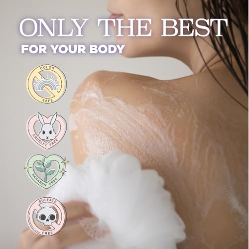 Luseta Lavender & Collagen Body Wash for Women and Men, Moisturizes and Soothes the Skin with Calming Aroma, Enhances Hydration Shower Gel Body Wash, Sulfate & Paraben-Free 33.8oz
