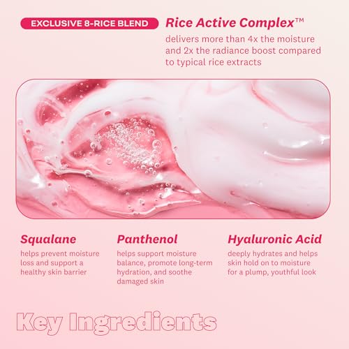 The Face Shop Rice Water Bright Milk & Jelly Double Cleanser, Double Cleansing in Half the Time, 2-in-1 Makeup Remover & Face Wash, Hydrating & Moisturizing, Korean Skin Care, Vegan, 6.4 fl. oz.