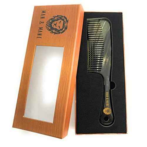Premium Handmade 100% Oxhorn Anti-static Detangling Styling and Hair Pick Combs Combo Pack for Women & Men