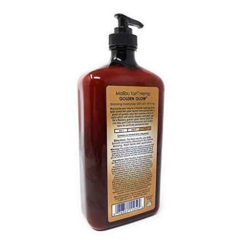 Bundle Of Malibu Moisturizer 40% More Free: Malibu Hemp Tattoo Enhancing Body Moisturizer 25 FL OZ & Malibu Hemp Golden Glow 25.4 FL OZ