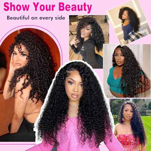 Burmese Curly Human Hair 3 Bundles 18 20 22 Inch 14A Unprocessed Virgin Burmese Water wave Hair Extension Real Human Hair Natural Color Spiral Curly End 3C4A Human Hair Weft Extensions