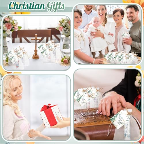 20 Set Christian Religious Gift Bulk Lip Balm for Women Christian Church Party Favor Bulk Bible Verse Lip Balm with Scripture Christmas Inspirational Gift for Coworker Staff Employee