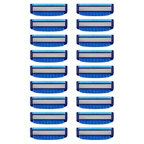 Kirkland Signature Triple Blade Refill Cartridges, 18-count, 18 Count (Pack of 1), 18.0 Count