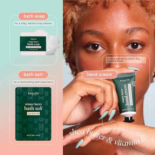 SpaLife Holiday 12-Day Beauty Advent Calendar ? Travel-Friendly Skincare ? Gift Set ? 12 Days of Self-Care Spa Set ? Body Care Skin Care ? SpaLife Holiday Stocking Stuffer
