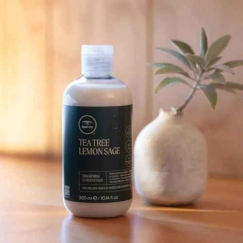 Tea Tree Lemon Sage Thickening Conditioner, Builds Body + Boosts Volume, For Fine Hair