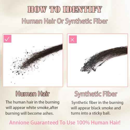 annione 24 Inch 13x6 Lace Front Wigs Human Hair 200% Density Real Human Hair Wig Body Wave HD Lace Frontal Wigs Pre Plucked Transparent Lace Natural Black for Women