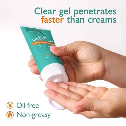 GILDEN TREE Max Strength 42% Urea Gel + Premium Terra Cotta Foot Scrubber Bundle