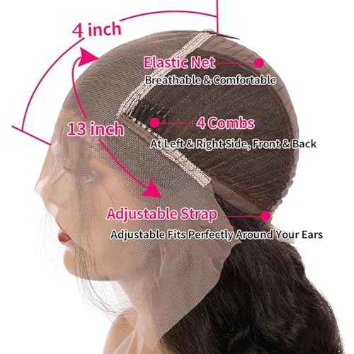 Human Hair Straight Bob #4 Mixed Ombre Bluish Green Colored 13X4 HD Transparent Lace Front Wig with Baby Hair 100% Virgin Glueless Brazilian Hair 150% Density for Black Women 12 Inch