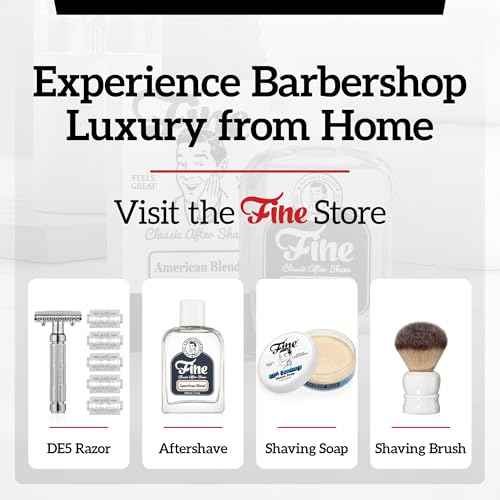 Fine Shaving Brush, Angel Hair Fibers, Cruelty-Free Shaving Cream Brush for Men, Gently Exfoliates The Skin, 100% Solid Resin Handle, 24mm Knot with 56mm Loft (Orange & Brown)