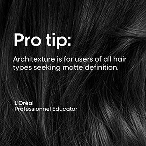 L'Or?al Professionnel Paris Architexture - Medium Hold Texturizing Pomade, Creates Texturized Structure and Matte Definition, for All Hair Types