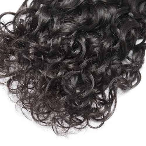 28 30 32 inch Water Wave Human Hair Bundles Natural Black Color #1B Human Hair Bundles Wet and Wavy Bundle Ocean Wave Bundle
