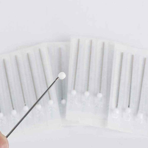 ZS 100pcs Body Piercing Needles - Ear Navel Nose Lip Nipple Piercing, 14G, 15G, 16G, 18G, 20G, Disposable Professional Body Piercing Needles Tool, Tattoo Supplies (20G)